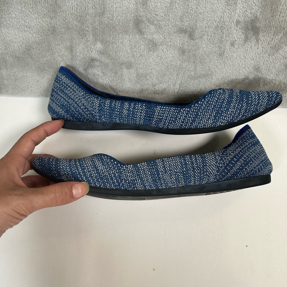 Rothy’s the point indigo heather flats - Picture 6 of 11